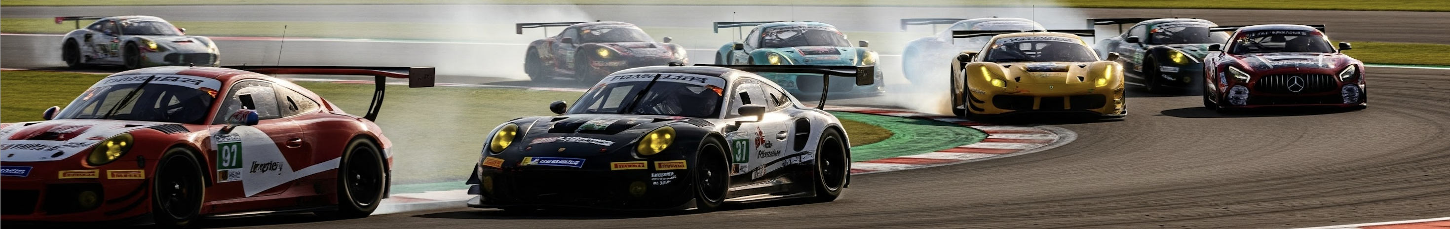 Circuit racing action